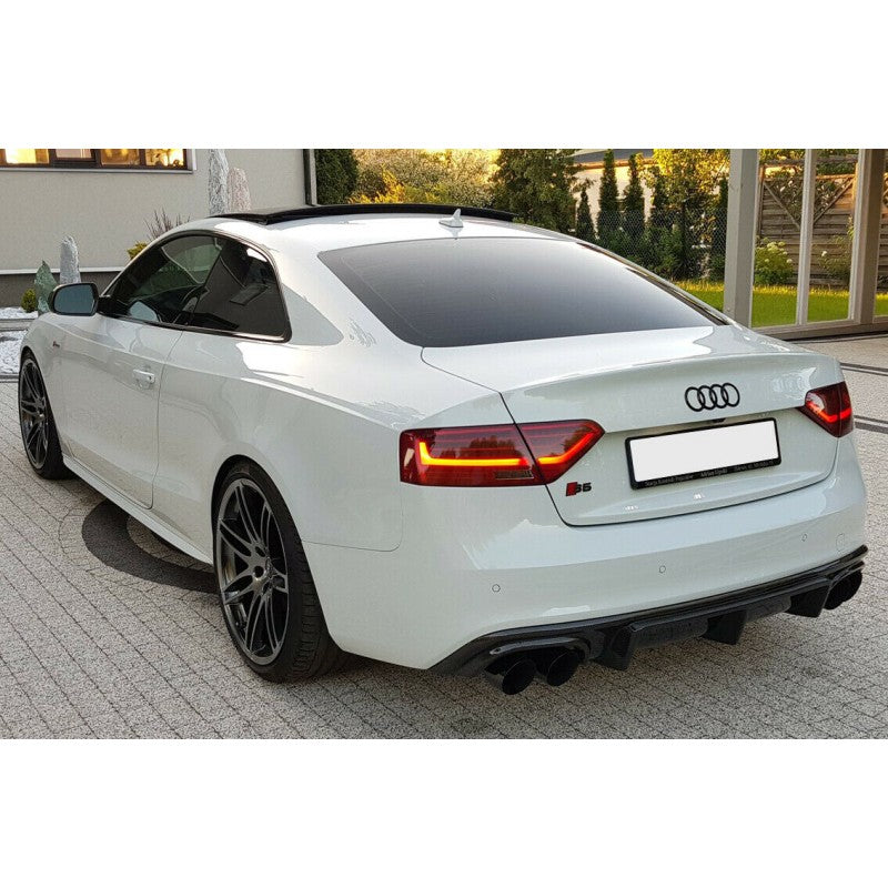 AUDI A5 COUPE CABRIO 2012-2015 SLINE DIFFUSORE POSTERIORE LOOK S5 AUTOELEGANCERICAMBI