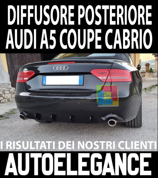 ESTRATTORE RS5 - AUDI A5 8T COUPE 07-11 DIFFUSORE POSTERIORE SOTTO PARAURTI