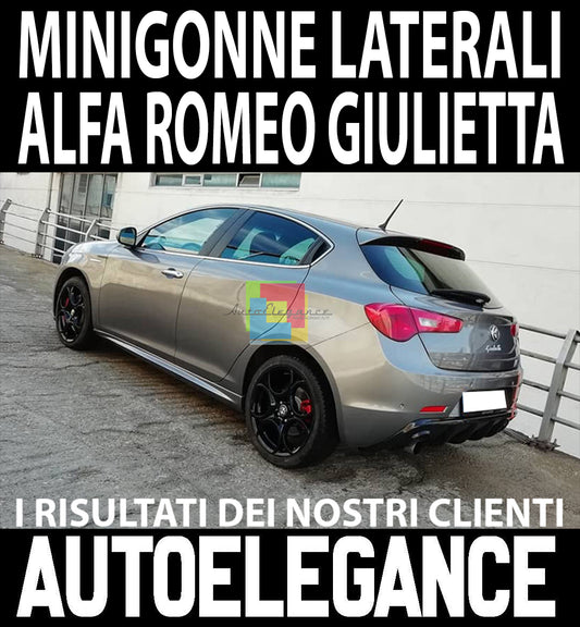 SIDE SKIRTS FOR ALFA ROMEO GIULIETTA UNDER DOOR SPORTS ABS / PLASTIC -