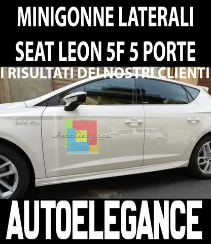 MINIGONNE LATERALI SEAT LEON 5F 5 PORTE E STATION WAGON