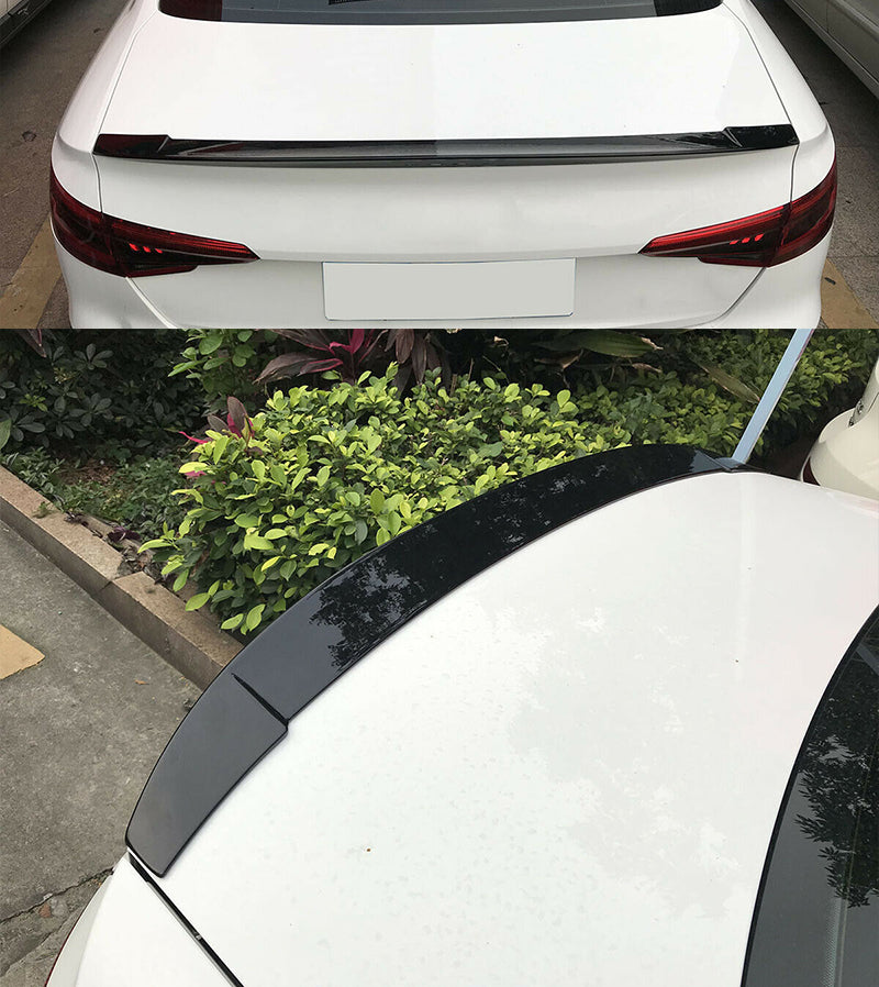AUDI A4 B9 2015+ BERLINA SPOILER SUL COFANO IN ABS LOOK S4 SLINE AUTOELEGANCERICAMBI