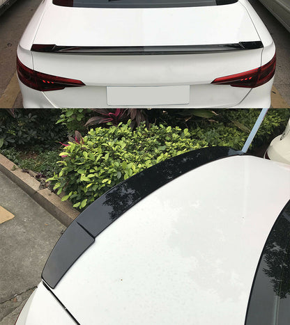 AUDI A4 B9 2015+ BERLINA SPOILER SUL COFANO IN ABS LOOK S4 SLINE AUTOELEGANCERICAMBI