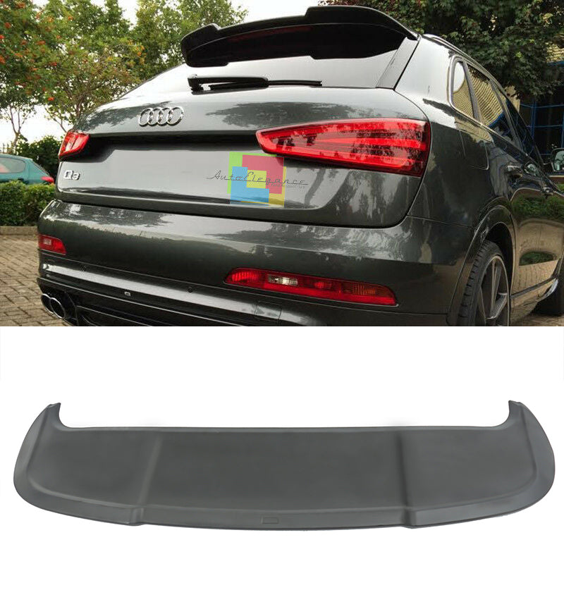 AUDI Q3 2011-2018 SPOILER POSTERIORE SUL TETTO LOOK RSQ3 IN ABS AUTOELEGANCERICAMBI