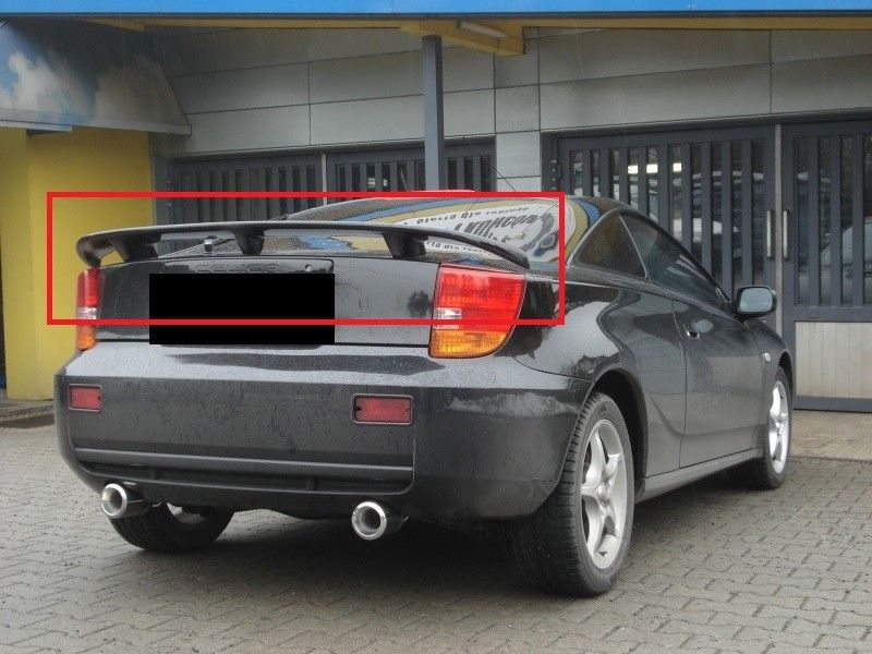 TOYOTA CELICA MK7 1999-2006 SPOILER SUL COFANO POSTERIORE LOOK SPORTIVO