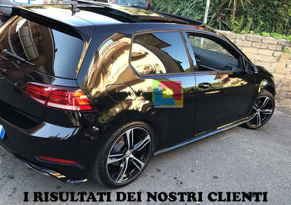 SIDE SKIRTS VW GOLF 7 &amp; 7.5 2012-2019 VII ABS RLINE LOOK ABS 0108