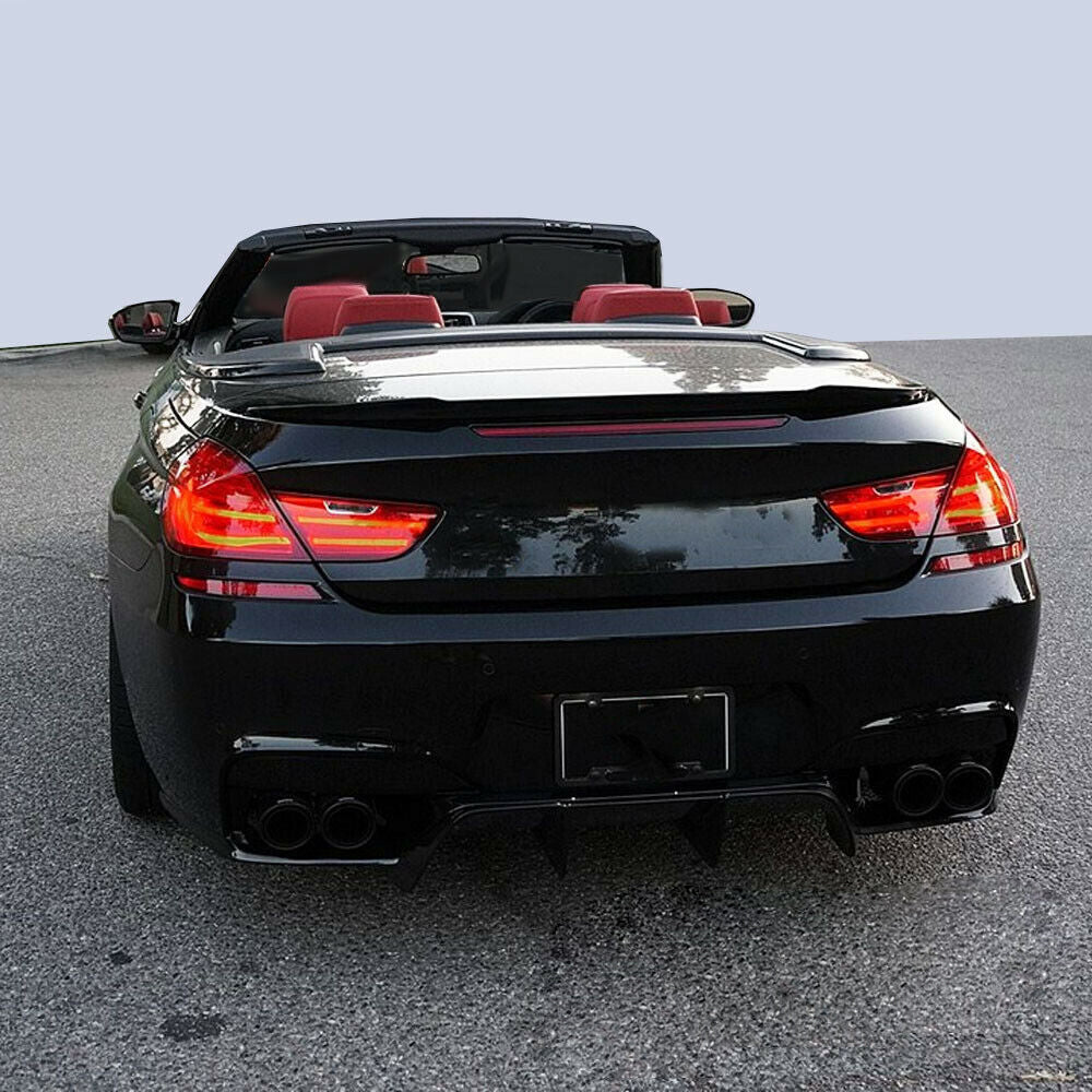 BMW SERIE 6 F12 CABRIO SPOILER POSTERIORE SUL COFANO LOOK M6 - ABS - AUTOELEGANCERICAMBI