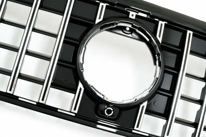 FRONT GRILLE MERCEDES GLB CLASS X247 AMG MASK SATIN PROFILES