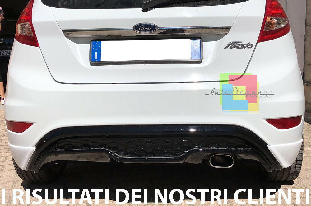 FORD FIESTA VI MK7 2008-2017 SOTTO PARAURTI RS LOOK DIFFUSORE ABS 0042