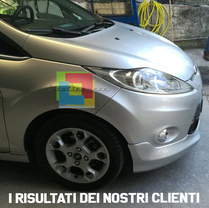 FORD FIESTA VI 2008-2012 SPOILER SOTTO PARAURTI ANTERIORE LOOK ST IN ABS