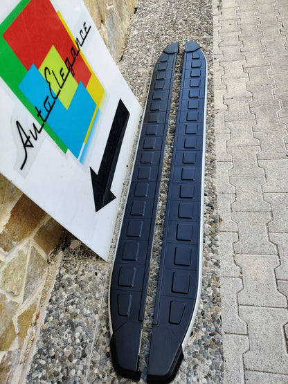 PEDANE LATERALI PER FIAT 500L 2012 IN POI SOTTO PORTA ANTISCIVOLO
