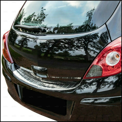 OPEL CORSA D 2006-2014 REAR HOOD PROTECTION STAINLESS STEEL CHROME MOULDING