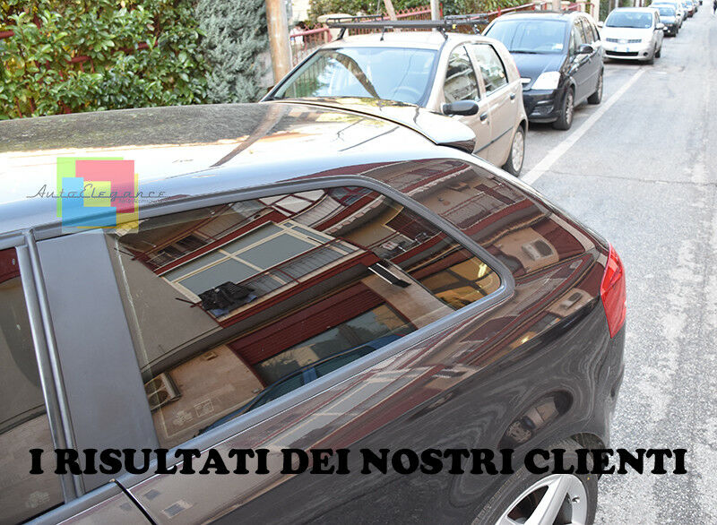 AUDI A3 8P 3 SPOILER POSTERIORE TETTO S3 SLINE NERO LUCIDO 0309 AUTOELEGANCERICAMBI