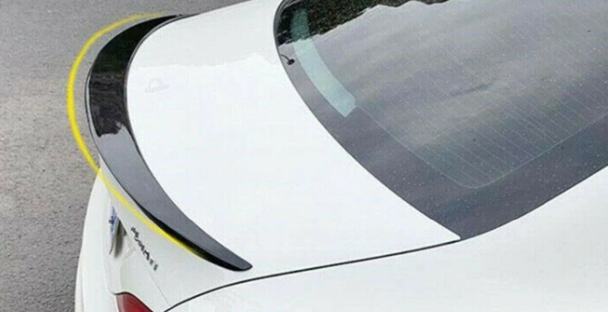 REAR SPOILER MERCEDES C SEDAN W205 2013-2021 AMG BONNET GLOSSY BLACK
