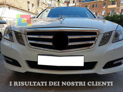 FRONT GRILLE MERCEDES E-CLASS W212 09-13 AMG LOOK HONEYCOMB CHROME