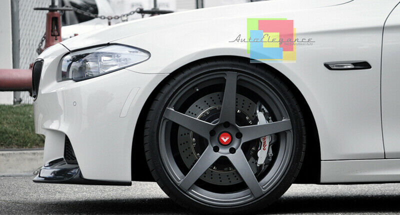 SPOILER SOTTO PARAURTI ANTERIORE BMW SERIE 5 F10 F11 SPLITTER NERO LUCIDO ABS