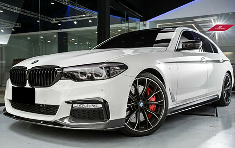 BMW SERIE 5 G30 G31 SOTTO PARAURTI ANTERIORE SPOILER ABS M-SPORT NERO LUCIDO AUTOELEGANCERICAMBI