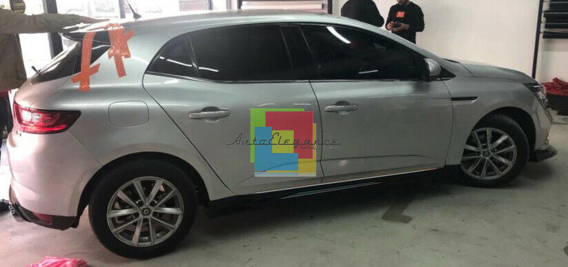 RENAULT MEGANE 4 IV 2015-2021 SIDE SKIRTS UNDER DOOR RS ABS / PLASTIC