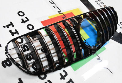 GRIGLIA ANTERIORE MERCEDES CLASSE A W176 2012-2015 CALANDRA AMG PROFILI SATINATI