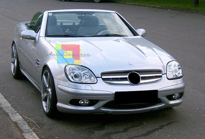 GRIGLIA ANTERIORE NERO / CROMATO MERCEDES SLK R170 96-04 CALANDRA AMG