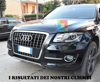 SIDE FOG LIGHT GRILLS SUITABLE FOR AUDI 85 2008-2012 RS HONEYCOMB DESIGN 0156