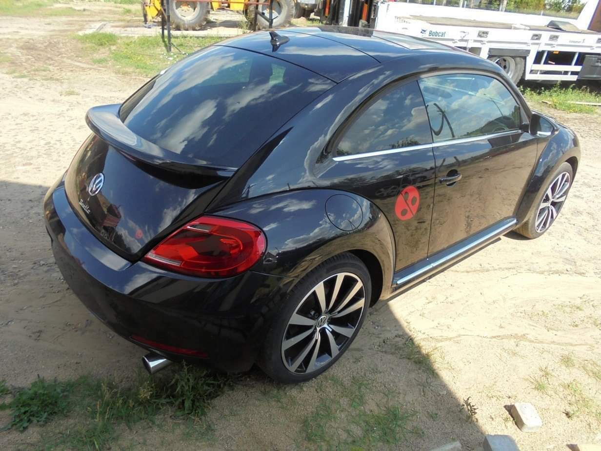 VW BEETLE 5C5 2011-2018 REAR HOOD SPOILER R LINE GLOSS BLACK 0284