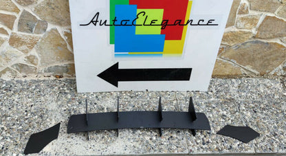VW GOLF 7 VII FLAPS SOTTO POSTERIORE SOTTO PARAURTI R IN ABS SPOILER SPLITTER