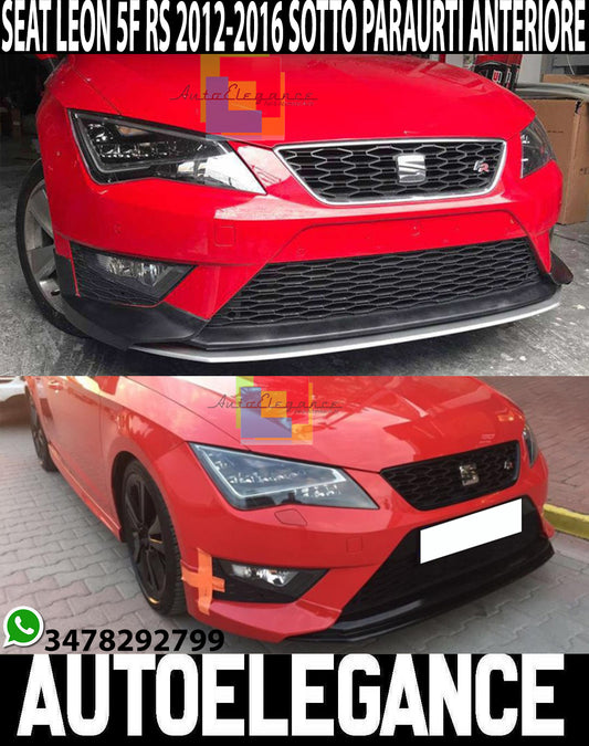 SPOILER SEAT LEON 5F FR 2012-2016 SPOILER UNDER FRONT BUMPER ABS TUNING