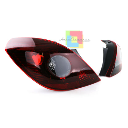 OPEL CORSA D 3 DOORS REAR LIGHTS RED SMOKE