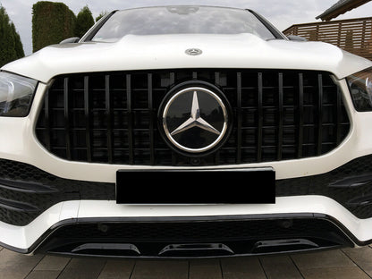 GRIGLIA ANTERIORE MERCEDES GLE W167 C167 2019+ MASCHERINA NERO LUCIDO 0289