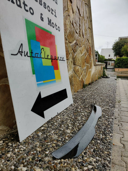 AUDI A3 8P 3 / 5 PORTE ALA AGGIUNTIVA SPOILER TETTO SPORTIVO ABS NERO LUCIDO AUTOELEGANCERICAMBI