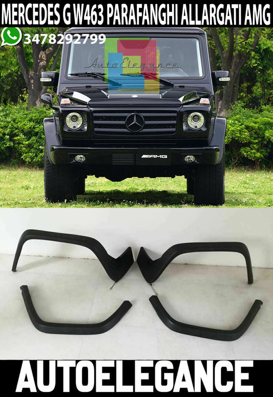 MERCEDES G-CLASS W463 WINGED FENDERS AMG LOOK WHEEL ARCH SPOILERS