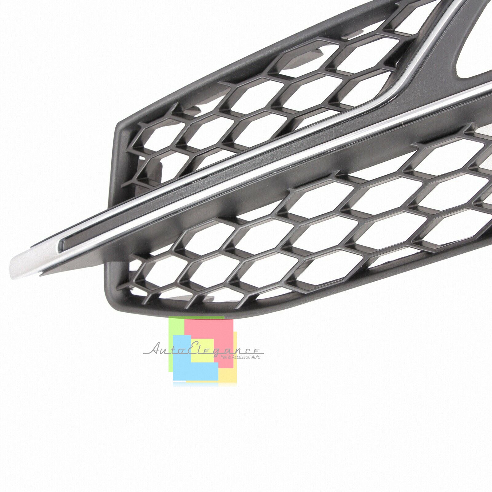 AUDI A3 8V 2012-2016 GRIGLIE FENDINEBBIA SLINE S3 TRAFORATE TOP QUALITA' ABS AUTOELEGANCERICAMBI