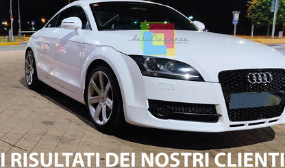 GLOSS BLACK FRONT GRILLE FOR AUDI TT 8J 2006-2014 RSTT HONEYCOMB GRILLE