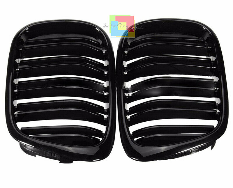 DOUBLE M BAND FRONT GRILLES FOR BMW 5 SERIES E39 95-03 SEDAN SW