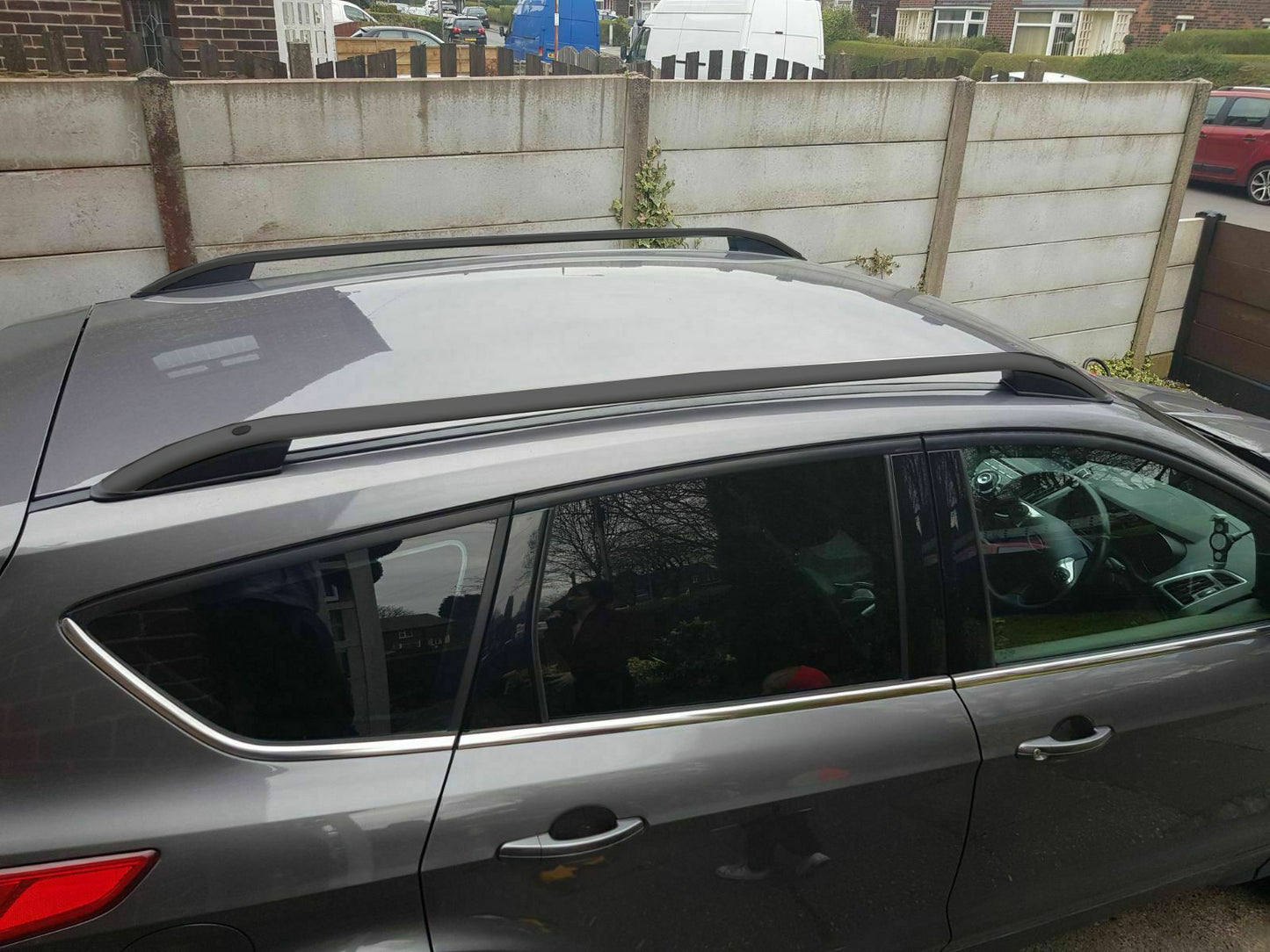 FORD KUGA II 2013+ BARRE SUL TETTO MANCORRENTI NERE PORTAPACCHI