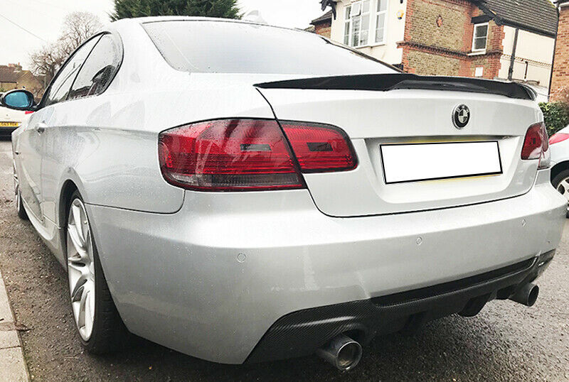 REAR BONNET SPOILER BMW 3 SERIES E92 E93 M3 ABS GLOSS BLACK 0177