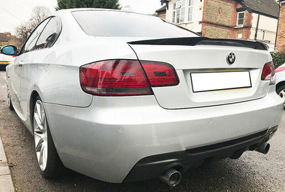 REAR BONNET SPOILER BMW 3 SERIES E92 E93 M3 ABS GLOSS BLACK 0177