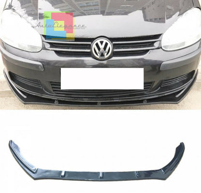 VW GOLF 5 V MK5 LAMA SOTTO PARAURTI ANTERIORE IN ABS LOOK SPORTIVO NERO