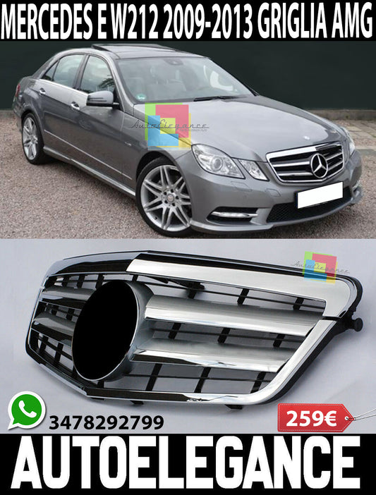 GRIGLIA ANTERIORE MERCEDES CLASSE E W212 2009-2013 LOOK AMG .-