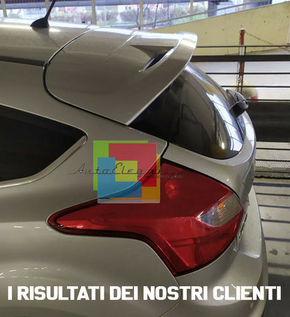 SPOILER POSTERIORE SUL TETTO FORD FOCUS MK3 5 PORTE LOOK ST TERZO STOP LED ABS