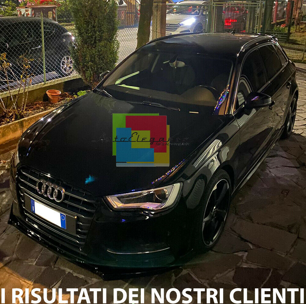 MINIGONNE LATERALI PER AUDI A3 8V SPORTBACK 2012-2019 SOTTO PORTA S3 SLINE ABS