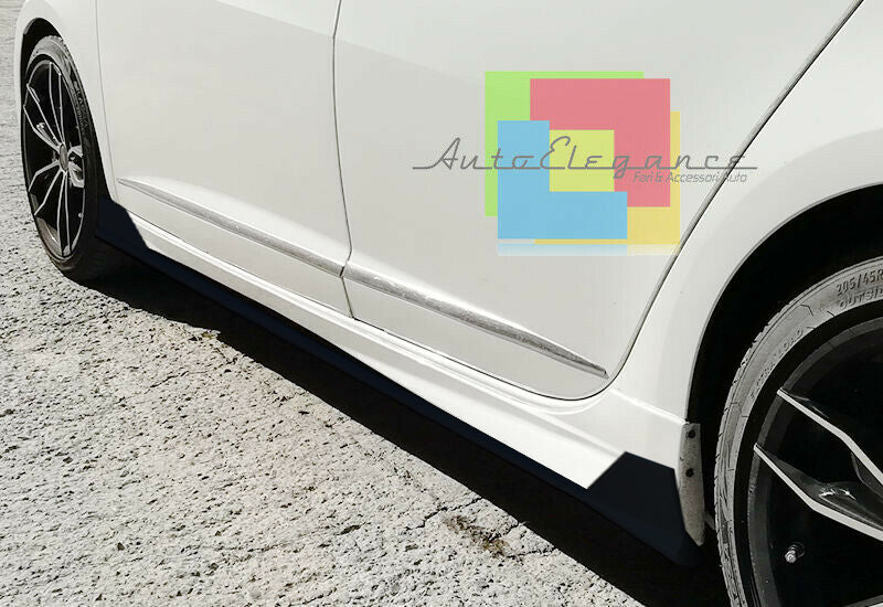 SEAT IBIZA 6J SPOILER FR SPOILER LATERALI SOTTO MINIGONNA ABS NERO SPLITTER