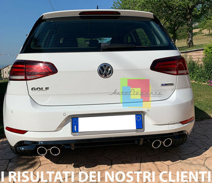 DIFFUSORE SOTTO PARAURTI VW GOLF VII 7.5 2016+ ESTRATTORE POSTERIORE R