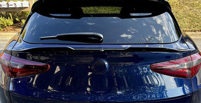 ALFA ROMEO STELVIO TRUNK SPOILER ABS GLOSSY BLACK ABS SPORTS HOOD