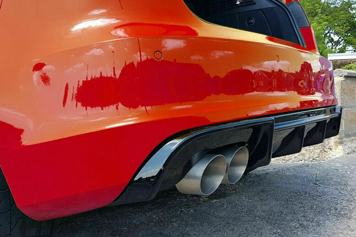 SOTTO PARAURTI AUDI A3 8V SPORTBACK SLINE 2012-2015 DIFFUSORE NERO LUCIDO