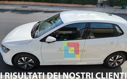 SIDE SKIRTS UNDER DOOR VW POLO MK6 AW1 DESIGN RLINE IN ABS 0035