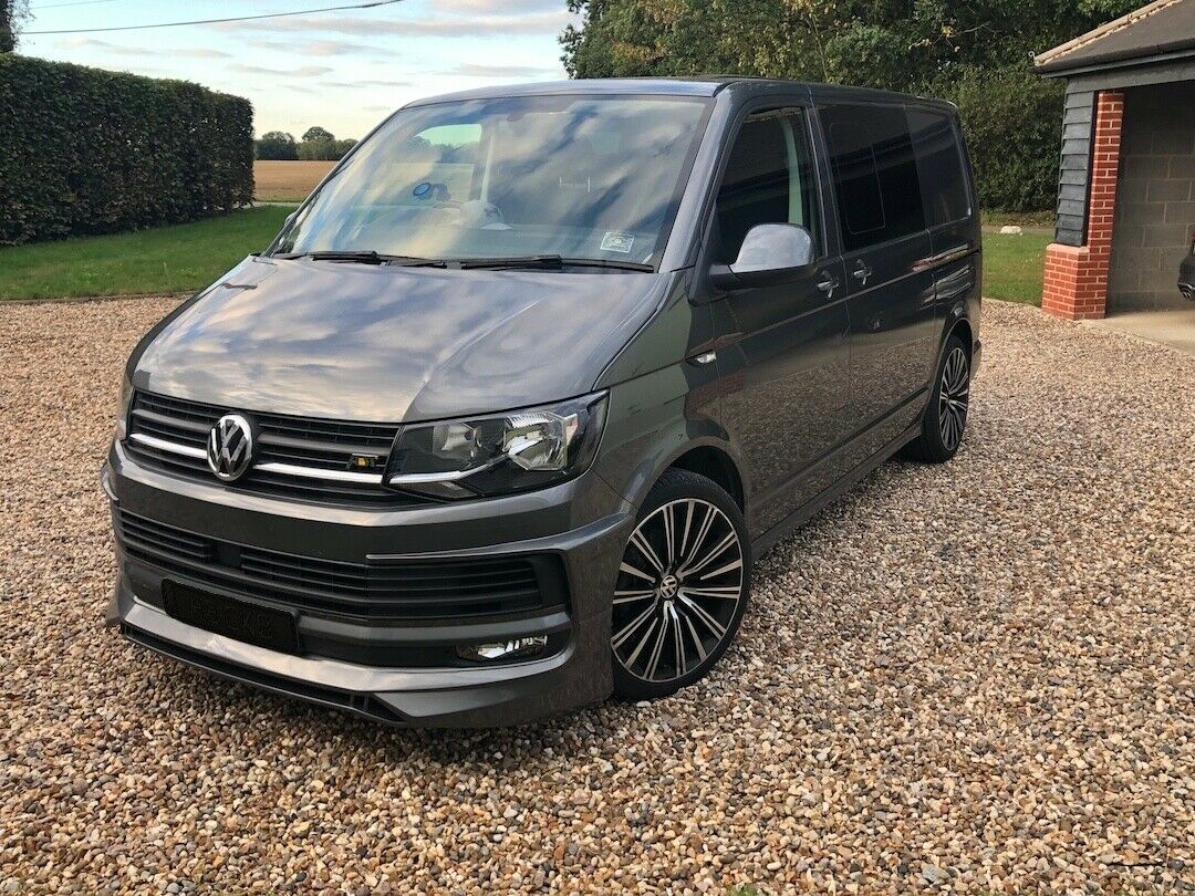 UNDER BUMPER VW T6 TRANSPORTER 2015+ FRONT SPORT LOOK IN ABS