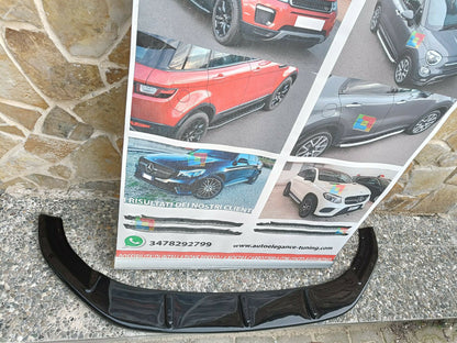 FRONT BUMPER UNDER VW GOLF 7 GTI 2012-2016 ABS BLACK SPLITTER 0160