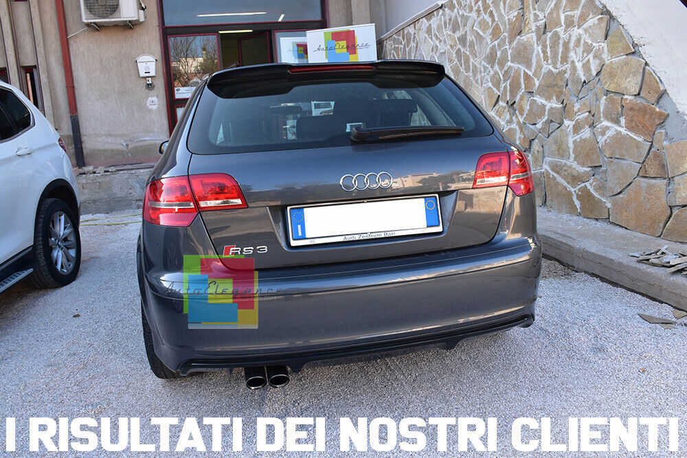 AUDI A3 8P SPORTBACK 5 PORTE 05-08 DIFFUSORE POSTERIORE S3 SOTTO PARAURTI 0263 AUTOELEGANCERICAMBI