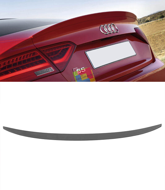 AUDI A5 8T SPORTBACK 2009-2015 SPOILER POSTERIORE SUL COFANO ABS LOOK SLINE S5 AUTOELEGANCERICAMBI